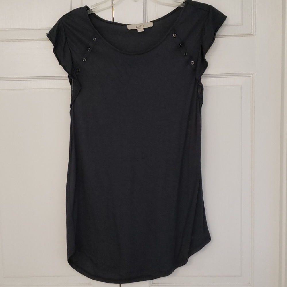 Loft Flutter Sleeve Shirt
